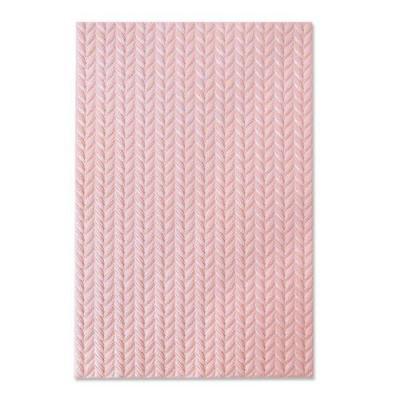 Sizzix 3-D Impresslits Embossingfolder - Knitted